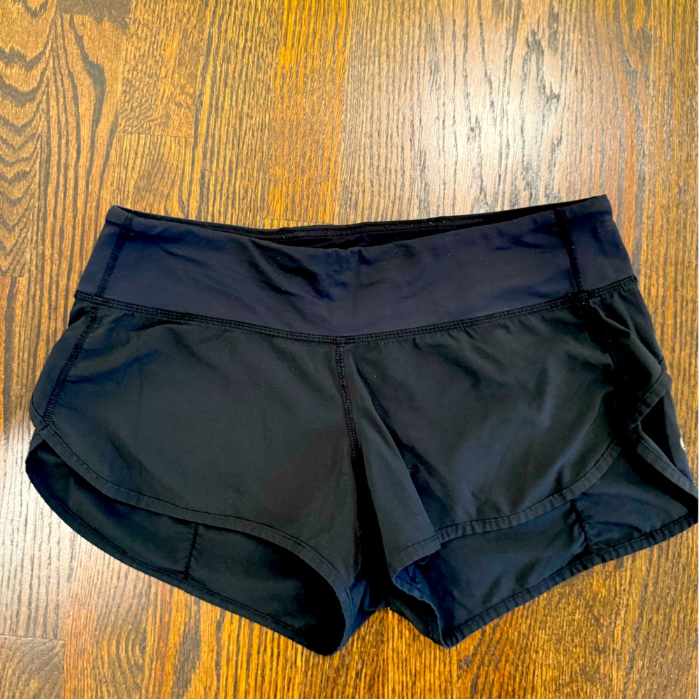 lululemon athletica Black Speed Shorts